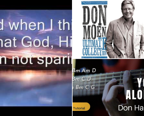 Favorite Worship Songs cover photo collage