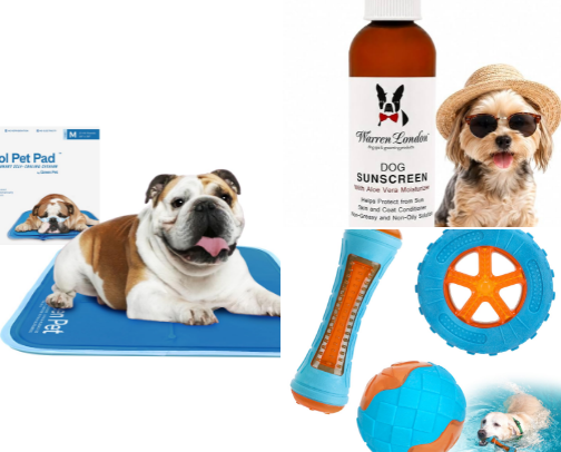 Amazon Dog Safety Finds for Summer Heatwaves cover photo collage