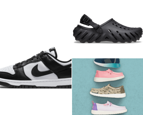 Shoes cover photo collage