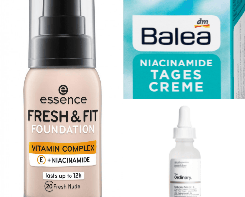 Makeup and skincare cover photo collage