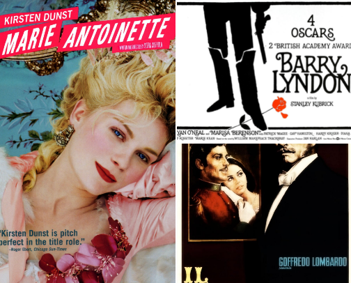 Historical costume classics movies cover photo collage