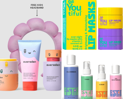 Self care for girls in their skincare era cover photo collage