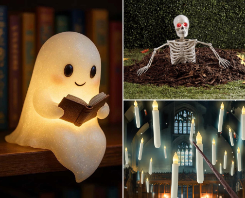 Halloween Decor Fun and Finds cover photo collage