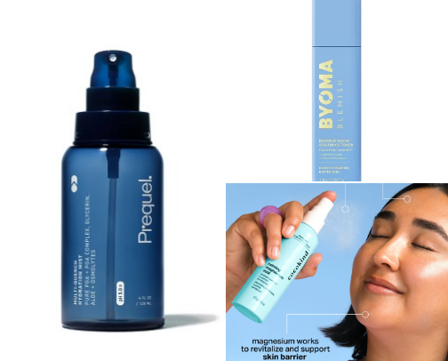 SKINCARE FOR SENSITIVE/ ACNE PRONE SKIN cover photo collage