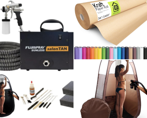 Spray Tan Amazon Must Haves cover photo collage