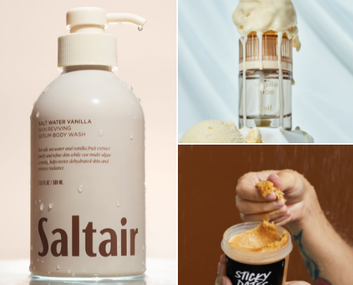 “you smell like a vanilla dessert” cover photo collage