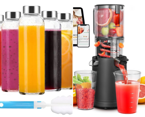Products used in video cover photo collage