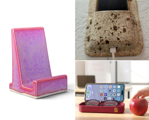 Ceramic Phone Holders That Saved My Video Calls From Shaky Book Stacks cover photo collage