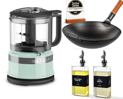 Kitchen necessities cover photo collage