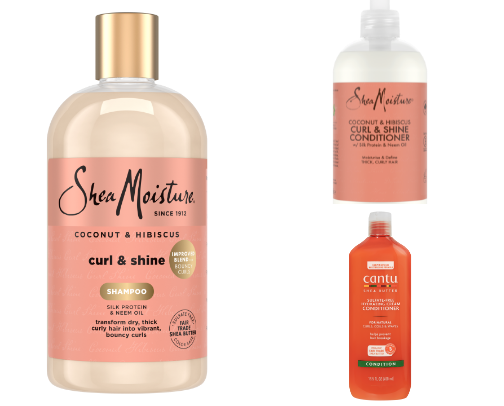 Hair care for curly hair cover photo collage