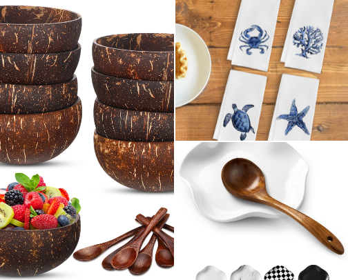 Coastal Inspired Kitchen cover photo collage