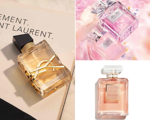 Top 10 perfumes for every mood 💖 cover photo collage
