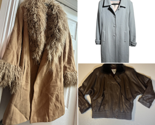 Vintage Coats/Jackets cover photo collage
