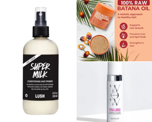 My favorite hair products cover photo collage