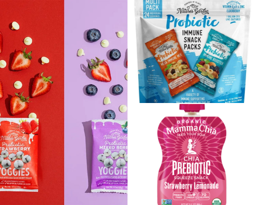 Satisfying Healthy Snacks On the Go! cover photo collage