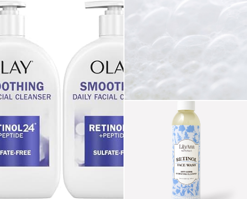 Skincare for aging women cover photo collage