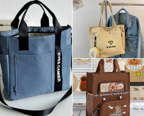 Tote Bag cover photo collage