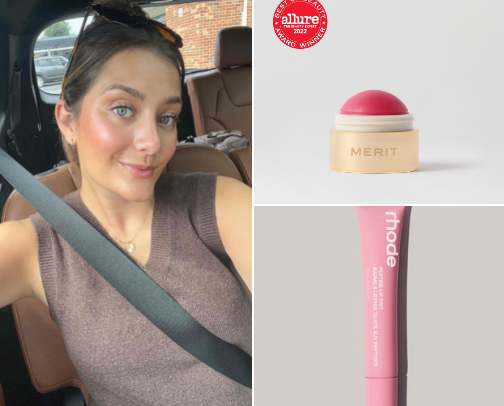 Glowy 5 min makeup routine cover photo collage