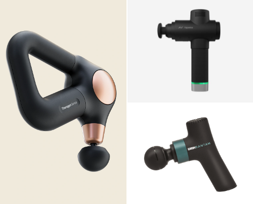 TOP 5 BEST MASSAGE GUN RECOMMENDATIONS cover photo collage