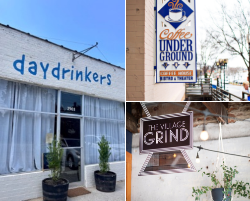 ☕️📍 Upstate SC Coffee Shop Tour cover photo collage