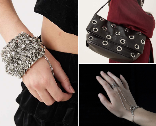 Statement jewellery and accessories cover photo collage