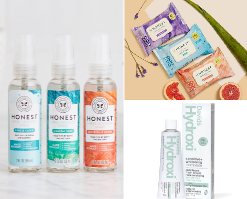 Non-Toxic Travel Items🛩️ that don’t aggravate eczema, peri-oral dermatitis, or rosacea cover photo collage