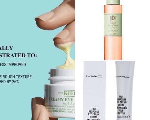 Skin care cover photo collage