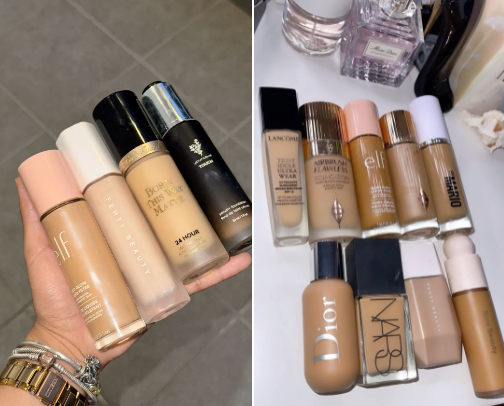The Best Silicon & Water Based Foundations cover photo collage