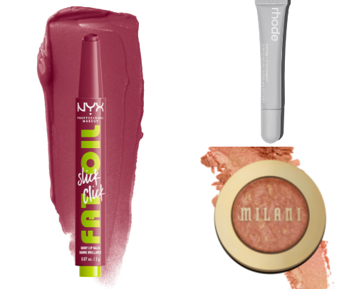Hydrating lip products for summer cover photo collage