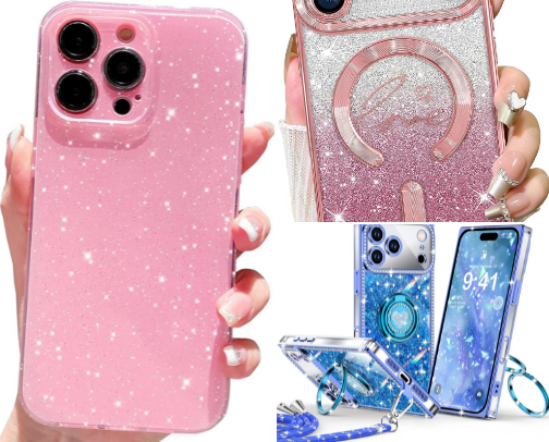 Bedazzled Phone Cases cover photo collage