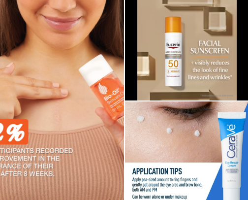 Skincare Products 🧴 cover photo collage