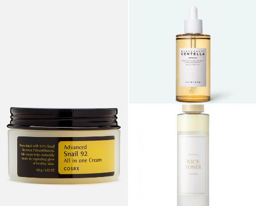Korean skincare ✨ cover photo collage