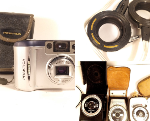analog camera cover photo collage