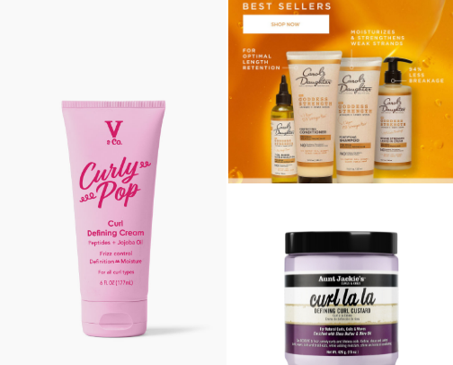 Dry Curly Hair Be Gone cover photo collage