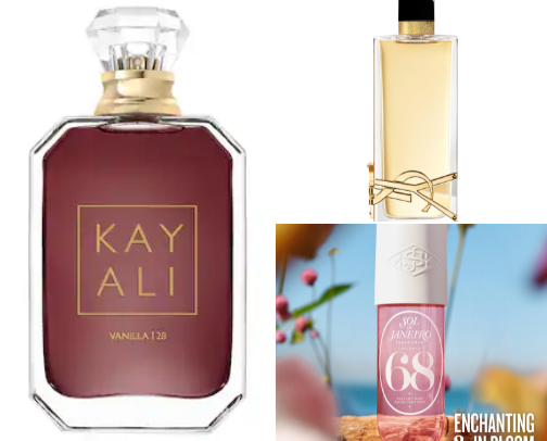 Perfumes and body mist must haves cover photo collage