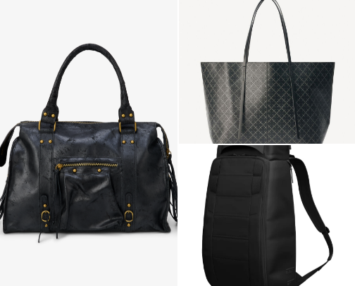 School bags-look stylish cover photo collage