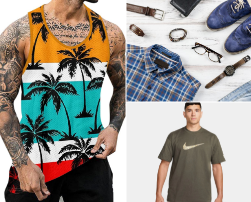DRESS IN STYLE: MEN's FASHION CORNER cover photo collage