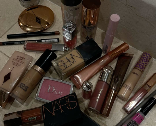 Got 99 problems, but make-up hides most of them 💋💄 cover photo collage