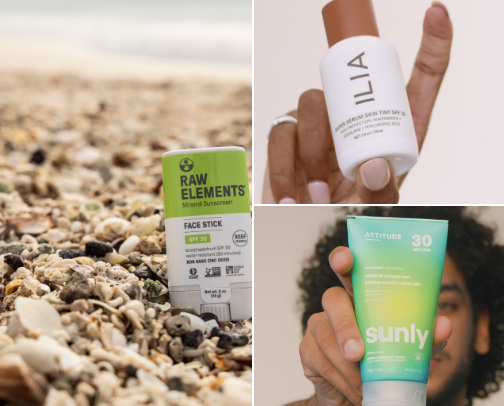 Reef-Safe Sunscreens of 2025🪼🪸 cover photo collage