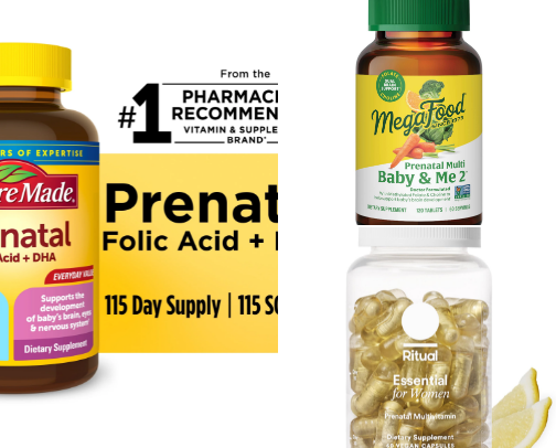 Prenatal Vitamins for Pregnant Women cover photo collage