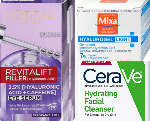 Skincare cover photo collage