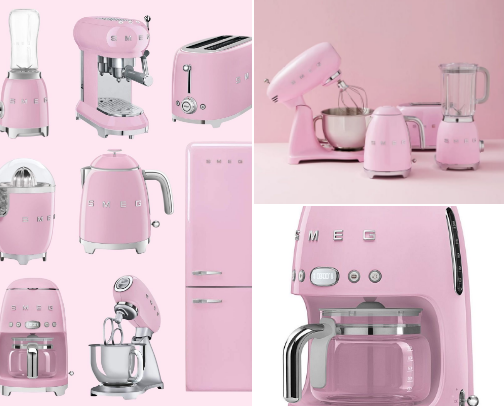 Pink Kitchen Appliances for the Girlies cover photo collage