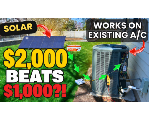 Why My $2,000 Solar AC Pays Off FASTER Than a $1,000 Build cover photo collage