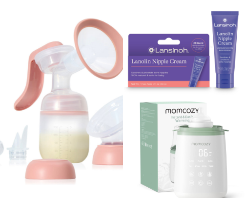 Breastfeeding essentials cover photo collage