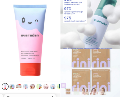 Age Appropriate Beauty and Selfcare for Kids/Tweens. cover photo collage