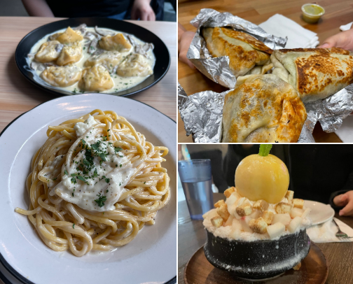 Teya Eats a Lot cover photo collage