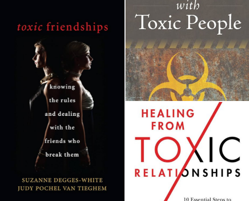 Must read to avoid toxic people or friendships cover photo collage