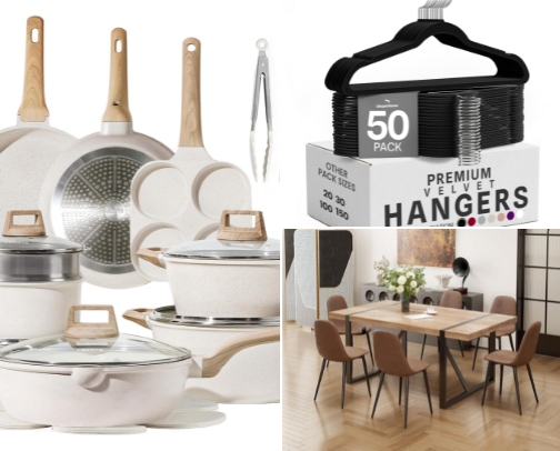 New home must haves 🏡✨ cover photo collage
