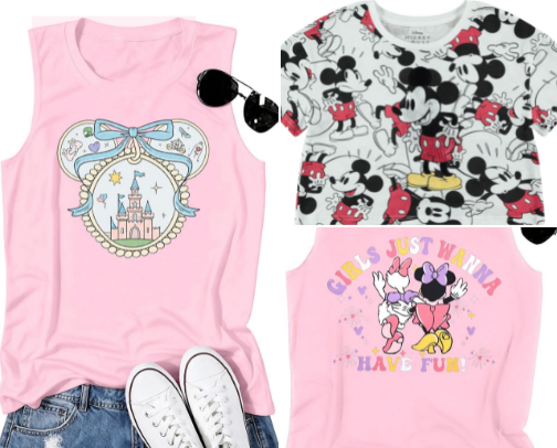 Disney Shirts 🫶🏻 cover photo collage