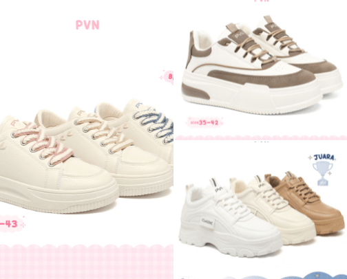 ✨Sepatu Simpel Wanita ✨ cover photo collage